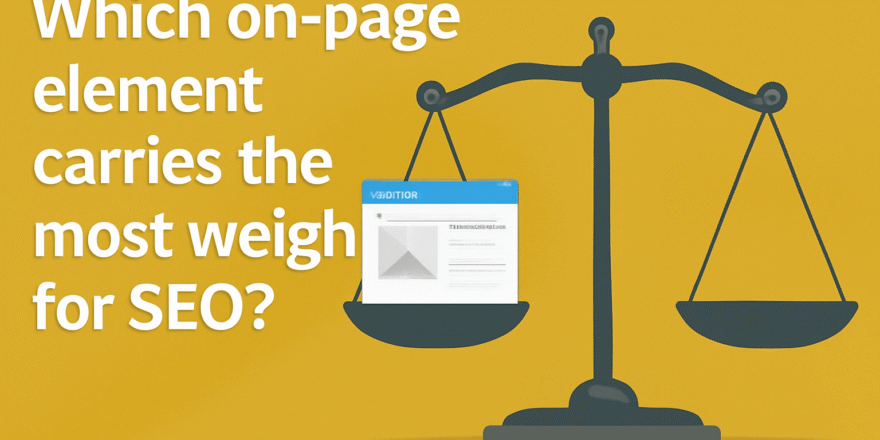 which on page element carries the most weight for seo