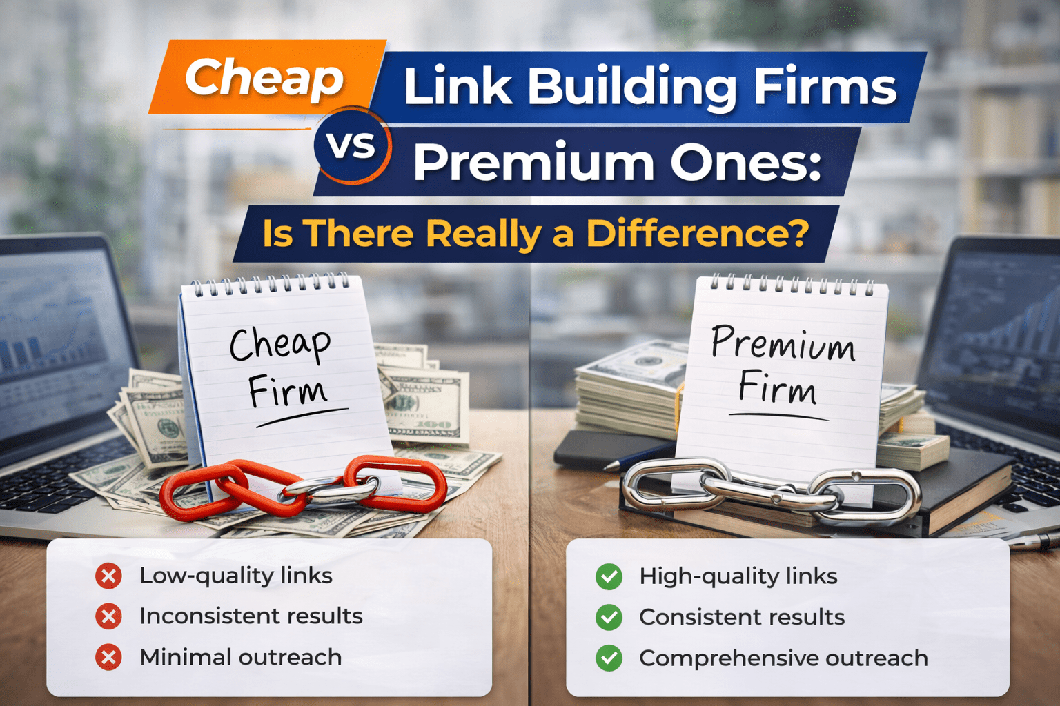 Cheap Link Building Firms vs Premium Ones: Is There Really a Difference?