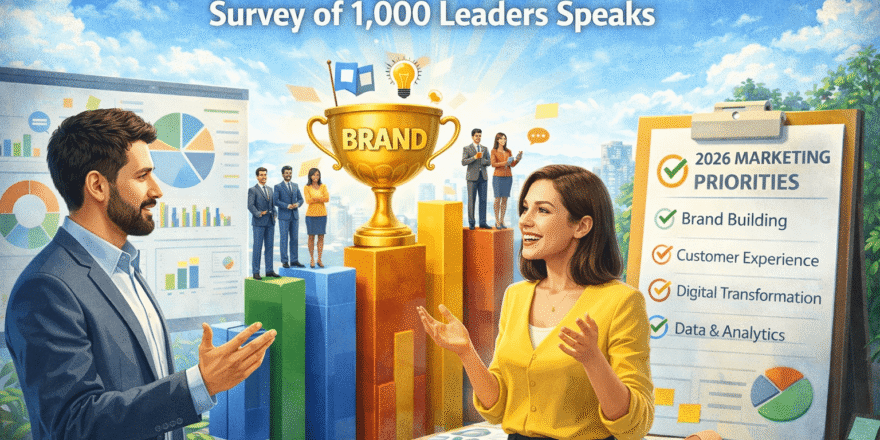 Brand Building Tops 2026 Marketing Priorities: Survey of 1,000 Leaders Speaks