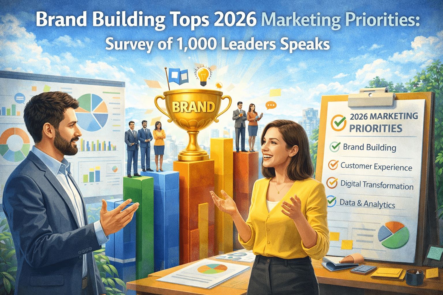 Brand Building Tops 2026 Marketing Priorities: Survey of 1,000 Leaders Speaks